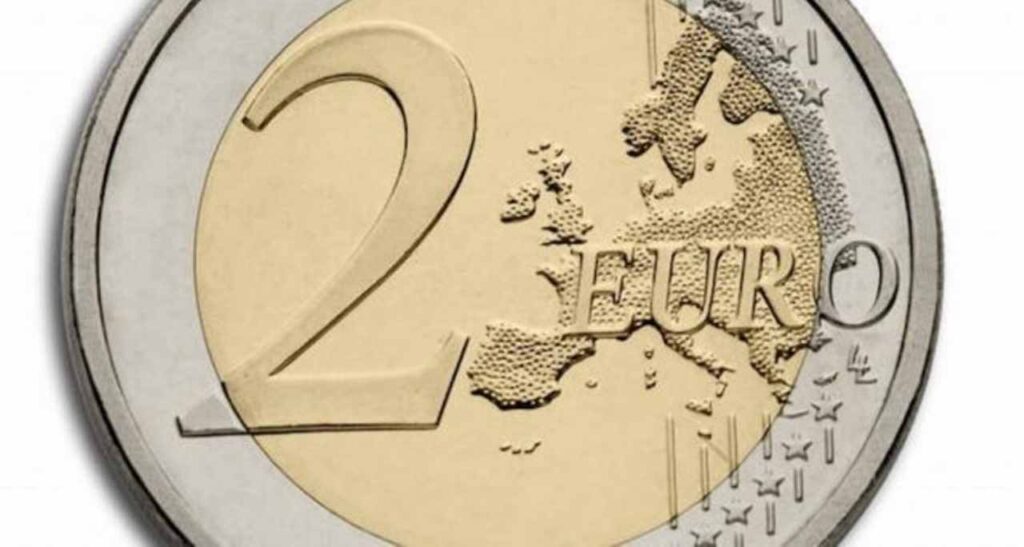 moneta 2 euro papa